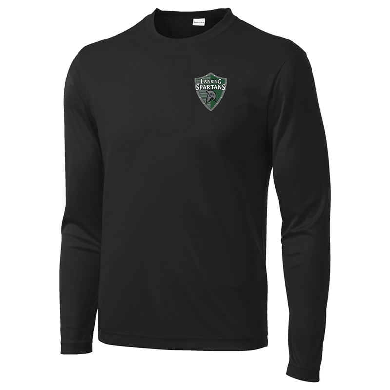 Lansing Spartans Long Sleeve PosiCharge Competitor Tee