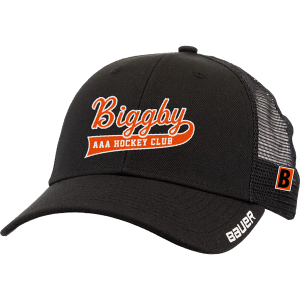 Biggby Coffee AAA Bauer Adult Team Mesh Snapback