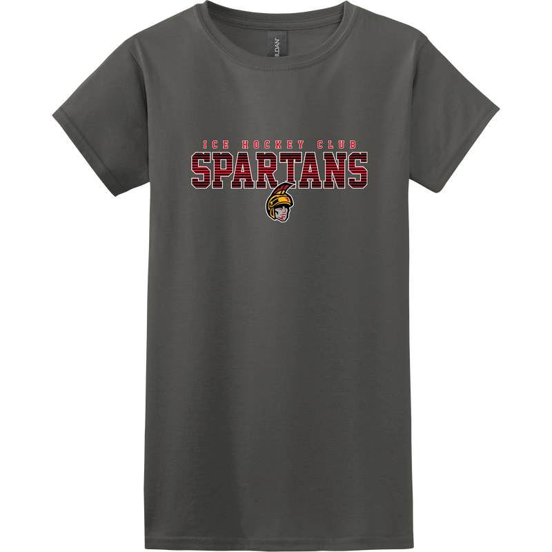 Seacoast Spartans (Ice Hockey) Softstyle Ladies' T-Shirt