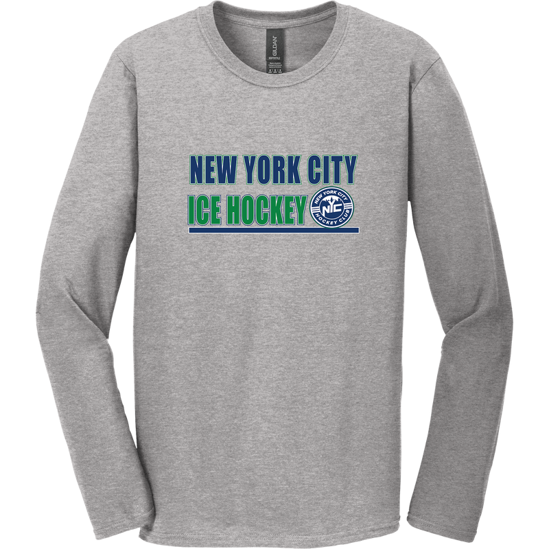 NYC Hockey Club Softstyle Long Sleeve T-Shirt