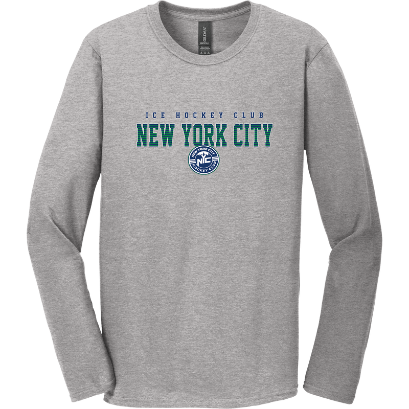 NYC Hockey Club Softstyle Long Sleeve T-Shirt
