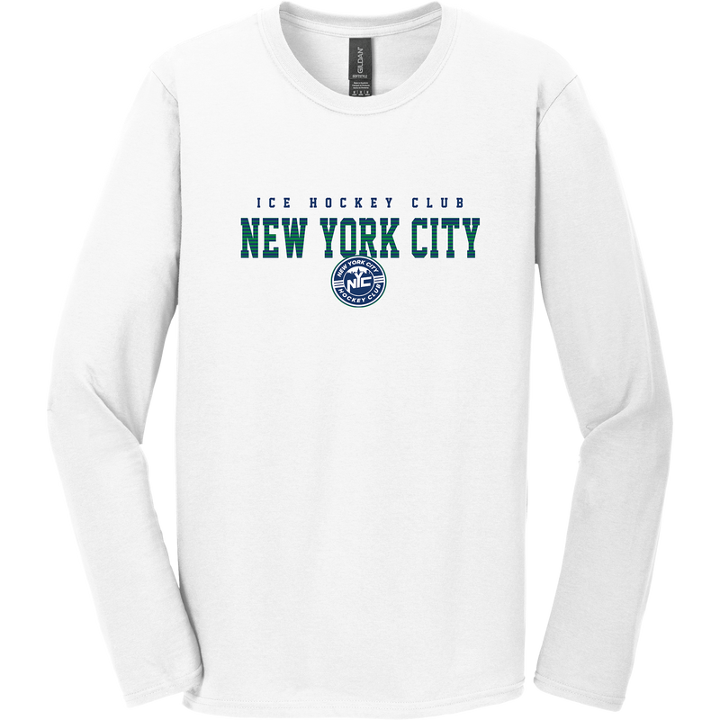 NYC Hockey Club Softstyle Long Sleeve T-Shirt