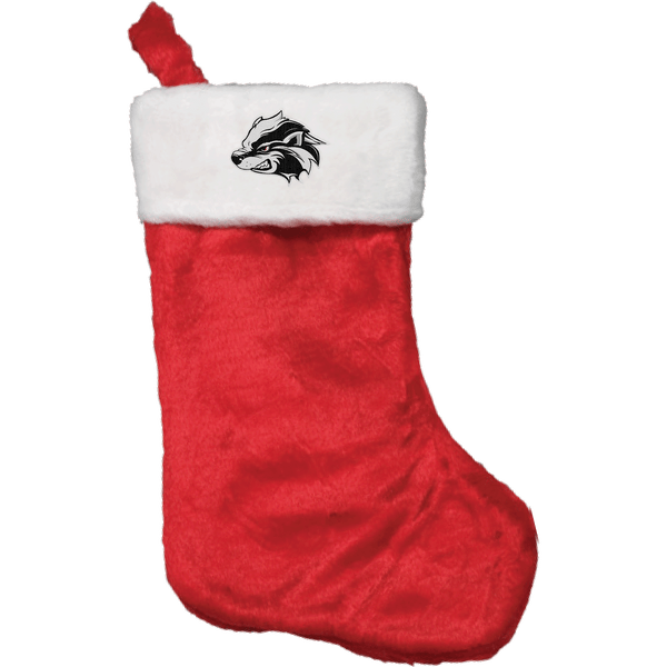 Allegheny Badgers Plush Christmas Stocking