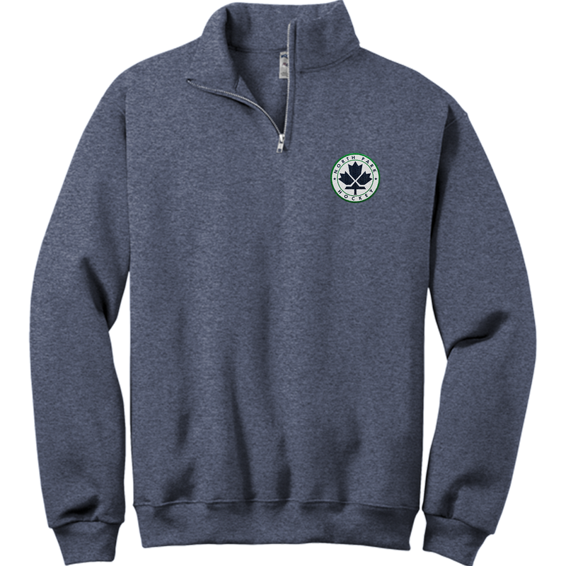 North Park Hockey NuBlend 1/4-Zip Cadet Collar Sweatshirt