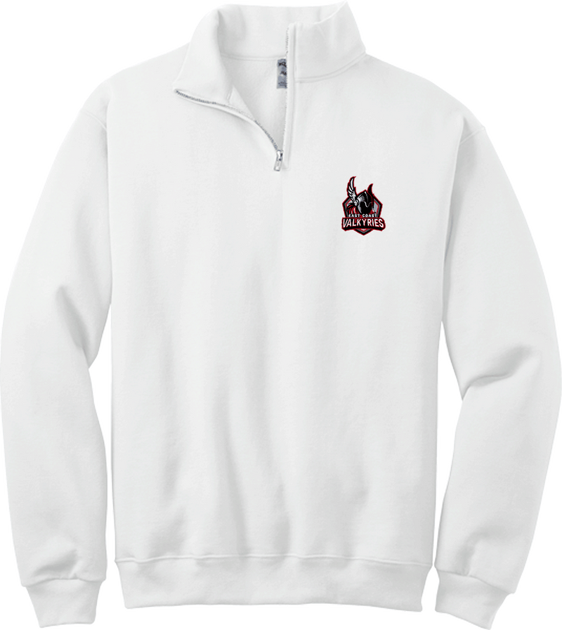 NJ Valkyries NuBlend 1/4-Zip Cadet Collar Sweatshirt