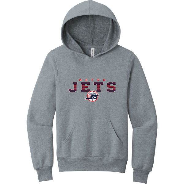 Metro Jets Youth Sponge Fleece Pullover Hoodie