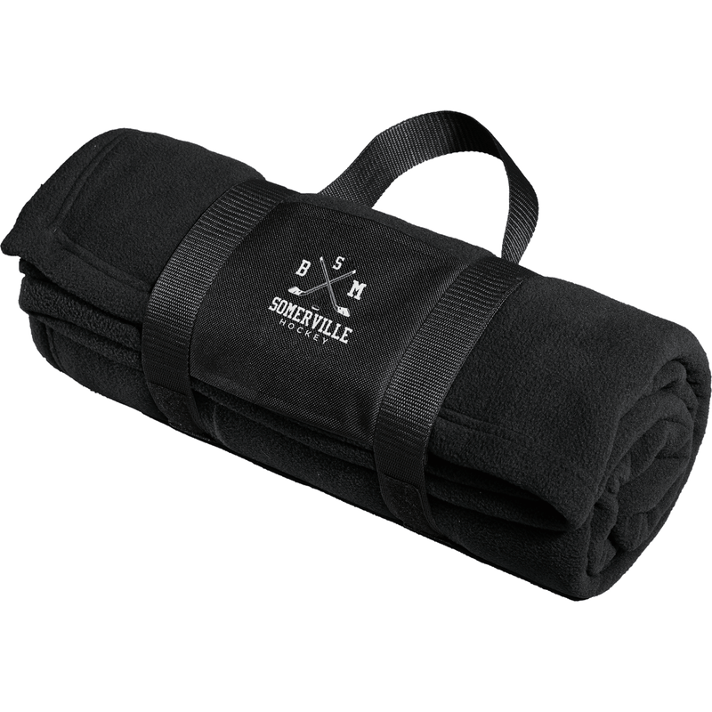 BSM Somerville Fleece Blanket with Carrying Strap