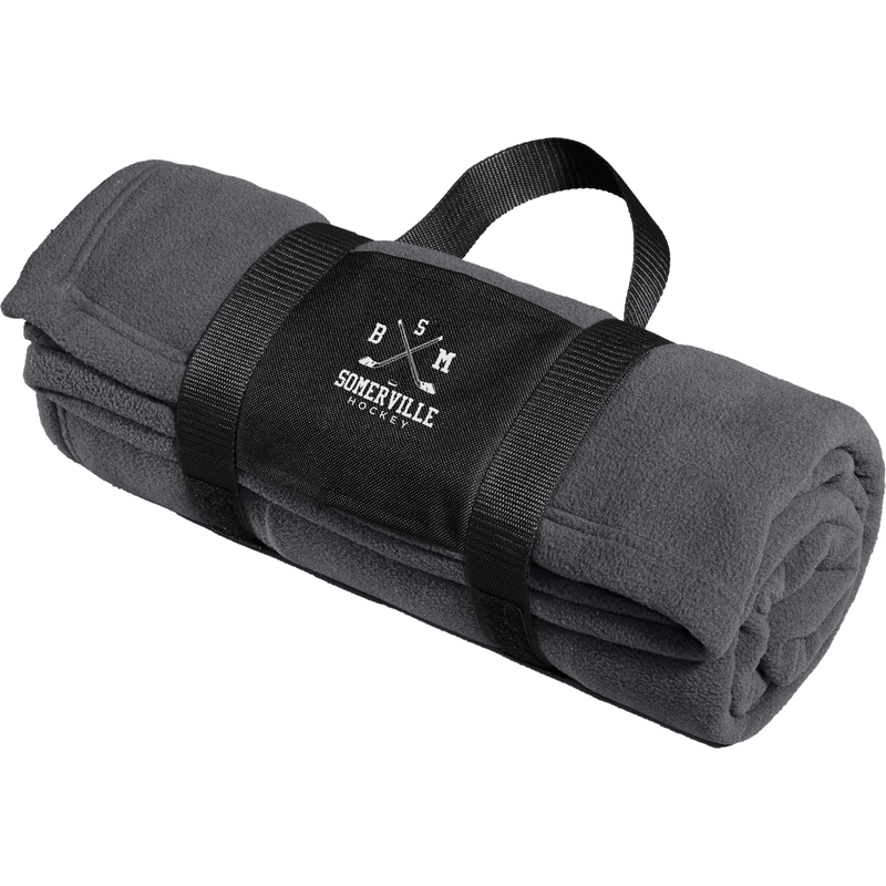 BSM Somerville Fleece Blanket with Carrying Strap