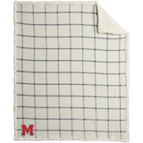 Mount St. Charles Flannel Sherpa Blanket
