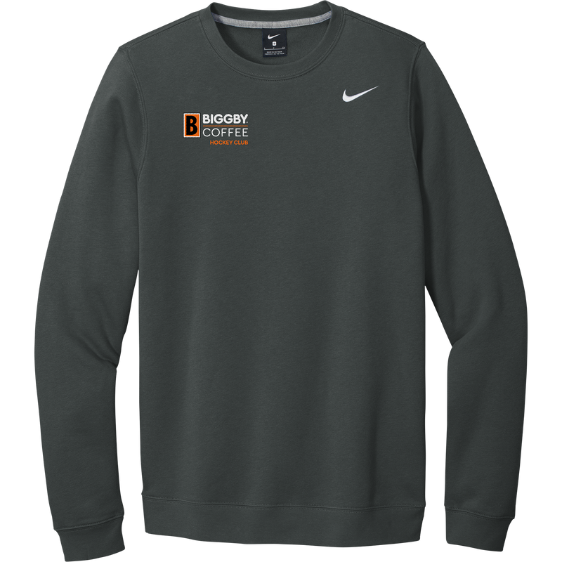 Biggby Coffee Hockey Club Nike Club Fleece Crew