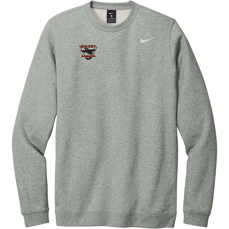 Biggby Bombers Nike Club Fleece Crew