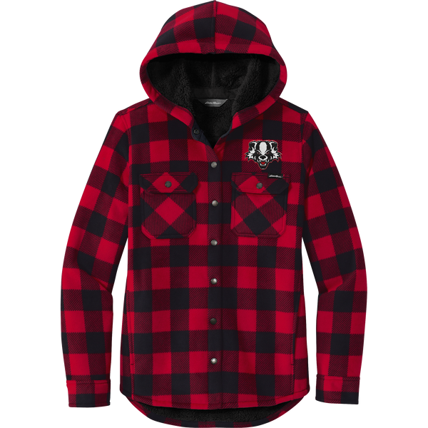 Scary Badgers Eddie Bauer Ladies Woodland Shirt Jac