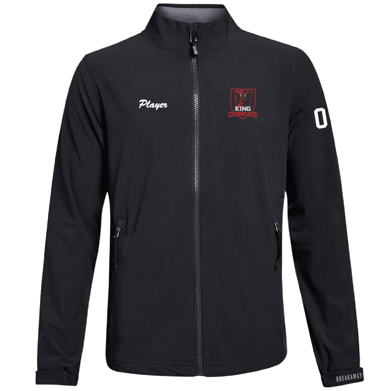 Adult Breakaway Lightweight Warm Up Jacket (King Cobras)