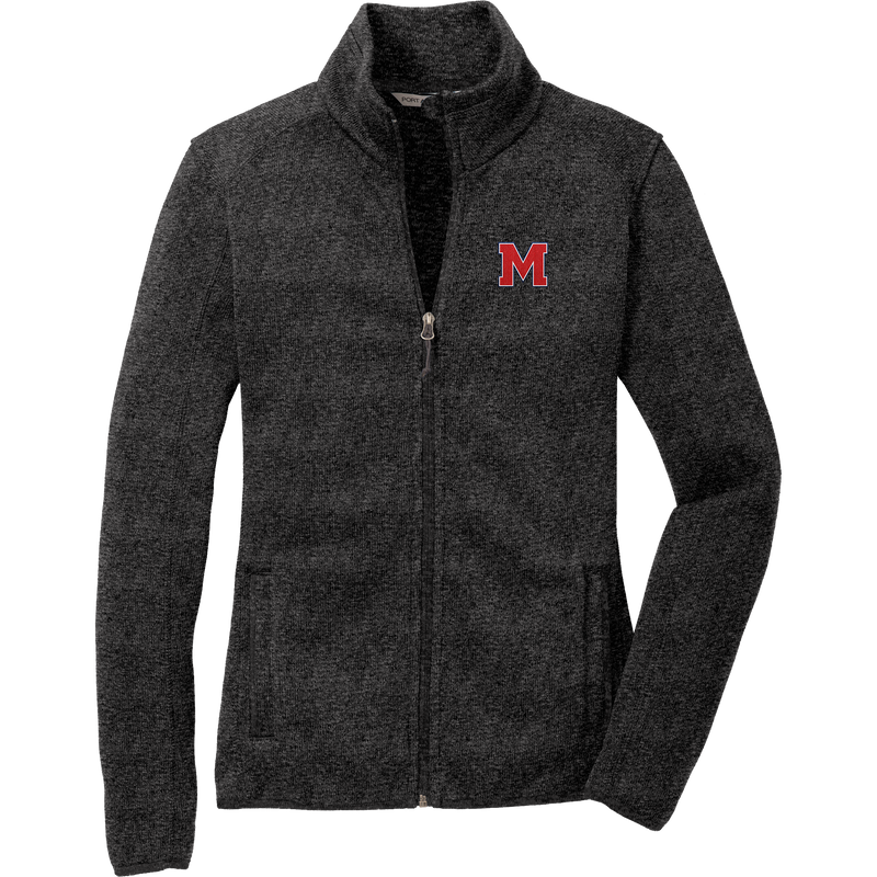 Mount St. Charles Ladies Sweater Fleece Jacket