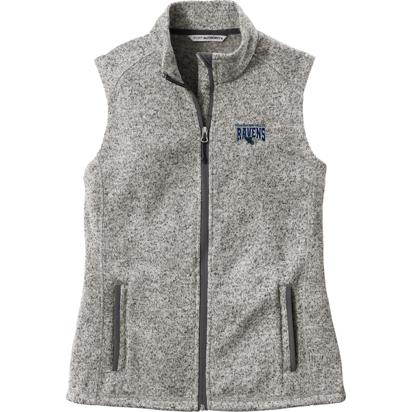 Kensington Valley Ravens Ladies Sweater Fleece Vest
