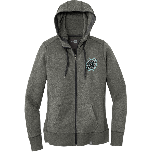 Brooklyn Aviators New Era Ladies French Terry Full-Zip Hoodie