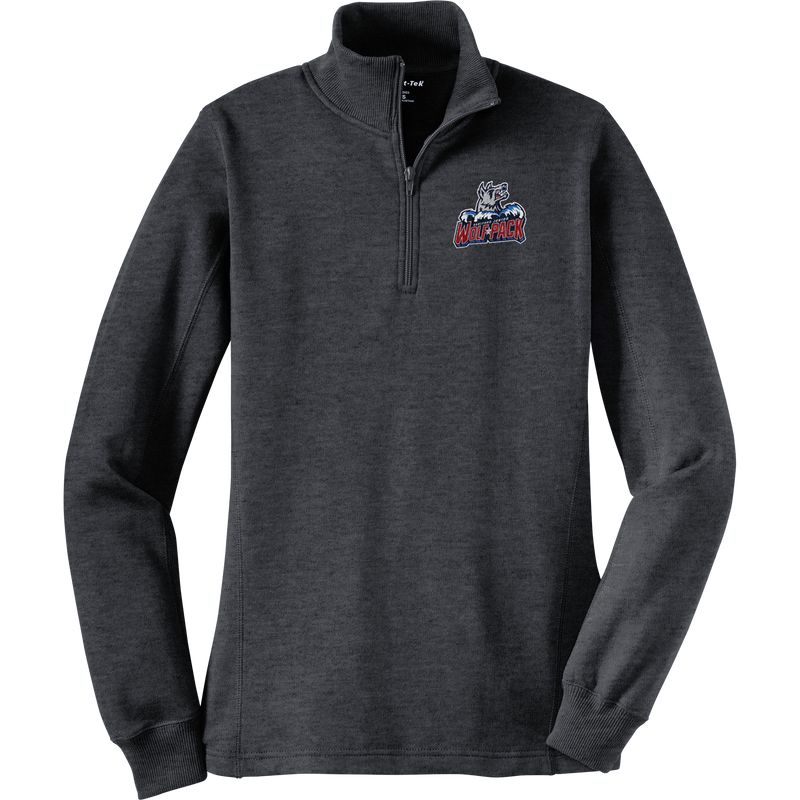 Hartford Jr. Wolfpack Ladies 1/4-Zip Sweatshirt