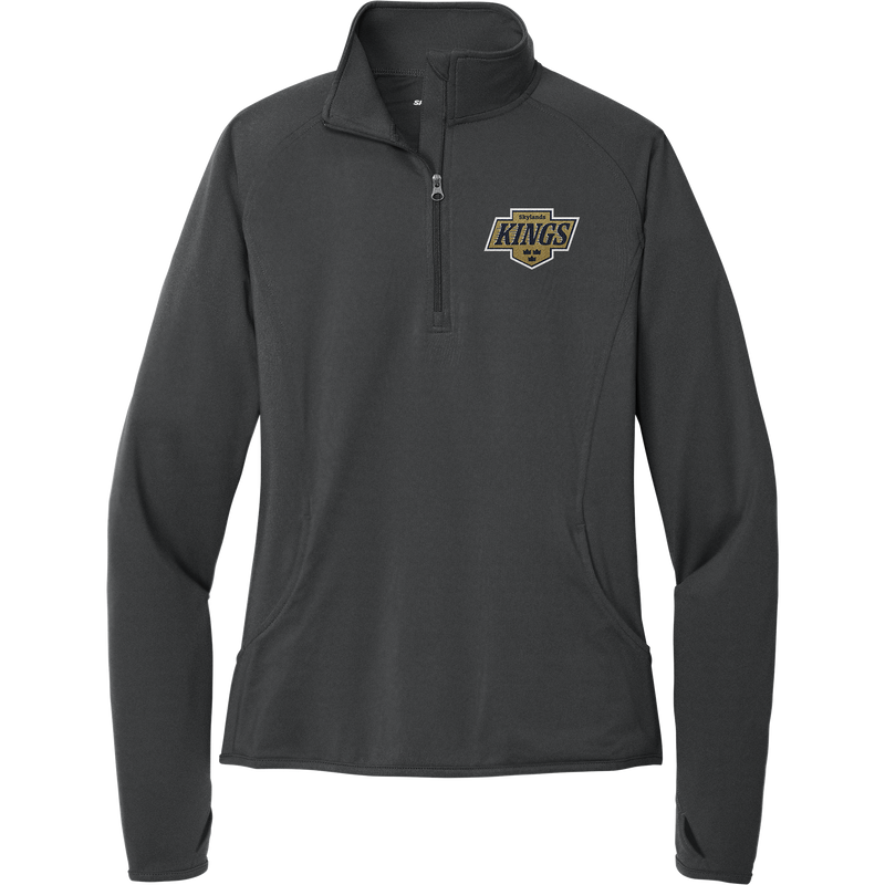 Skylands Kings Ladies Sport-Wick Stretch 1/4-Zip Pullover