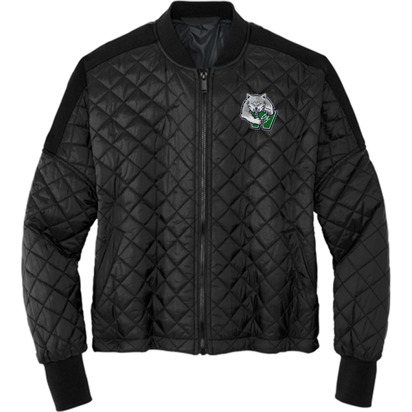 Woodbridge Wolfpack Mercer+Mettle Womens Boxy Quilted Jacket