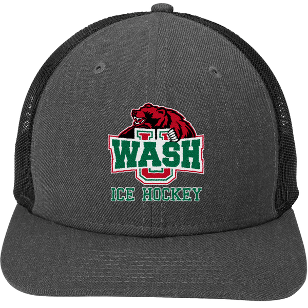 Wash U New Era Snapback Low Profile Trucker Cap