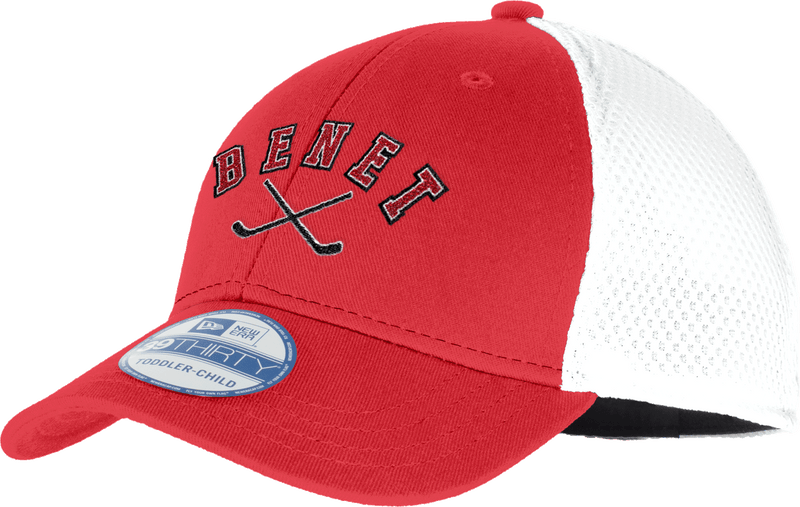 Benet Hockey New Era Youth Stretch Mesh Cap