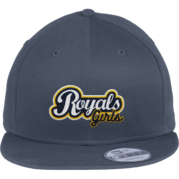 Royals Girls New Era Flat Bill Snapback Cap