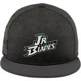 Junior Blades New Era Shadow Heather Striped Flat Bill Snapback Cap