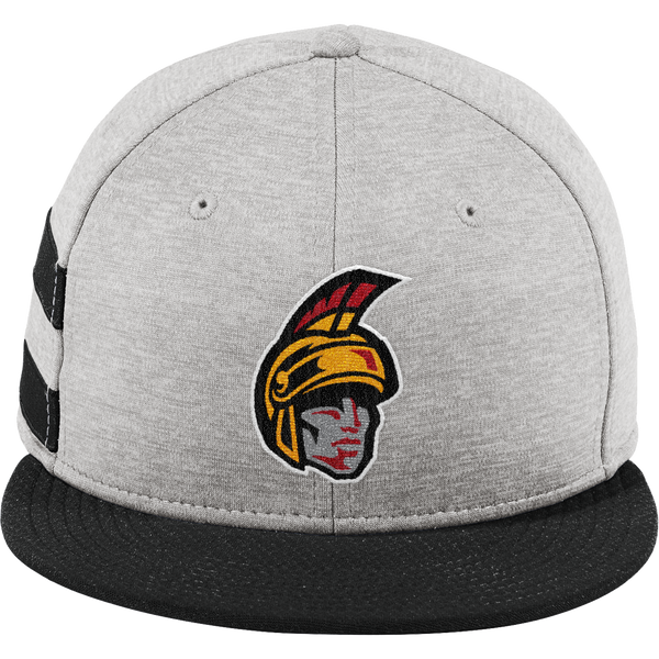 Seacoast Spartans (Ice Hockey) New Era Shadow Heather Striped Flat Bill Snapback Cap