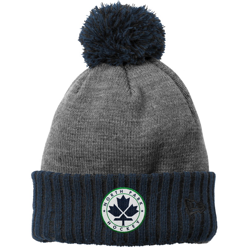 North Park Hockey New Era Colorblock Cuffed Beanie
