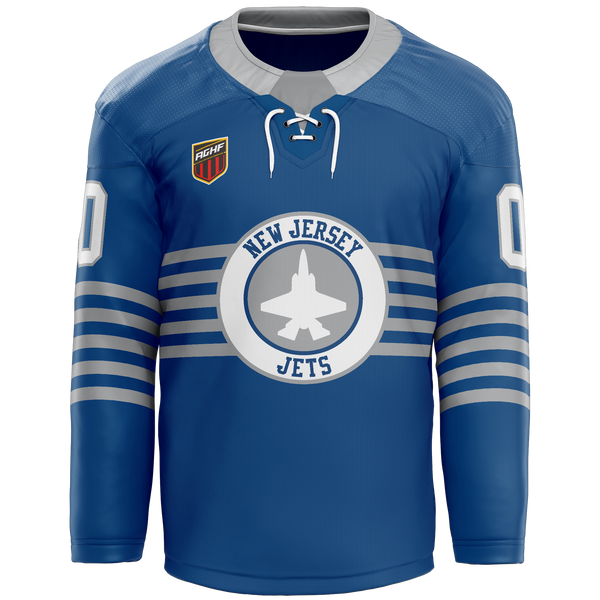 AGHF NJ Jets Youth Player Hybrid Jersey