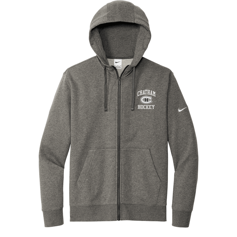 Chatham Hockey Nike Club Fleece Sleeve Swoosh Full-Zip Hoodie