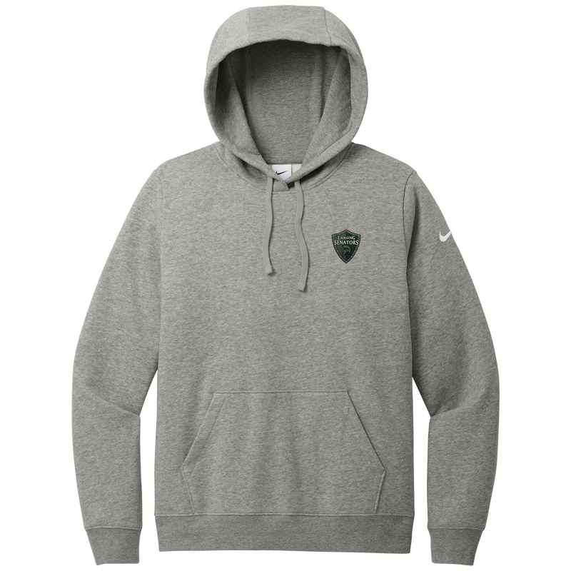 Lansing Senators Nike Women's Club Fleece Sleeve Swoosh Pullover Hoodie