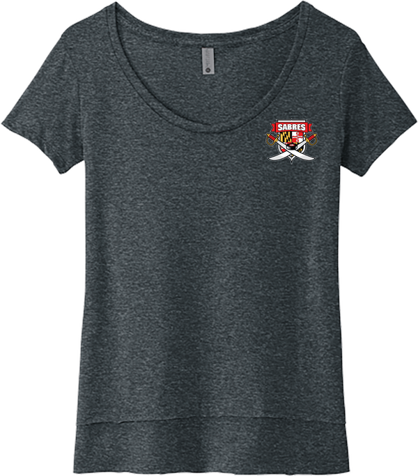 SOMD Sabres Womens Festival Scoop Neck Tee