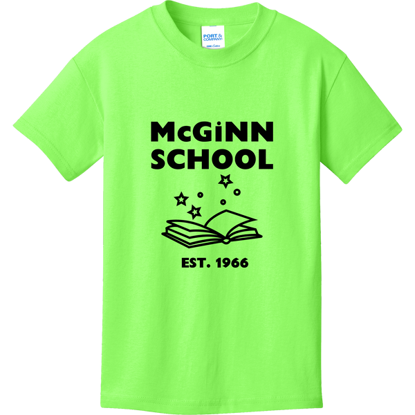 McGinn Elementary Youth 'Book' Core Cotton Tee