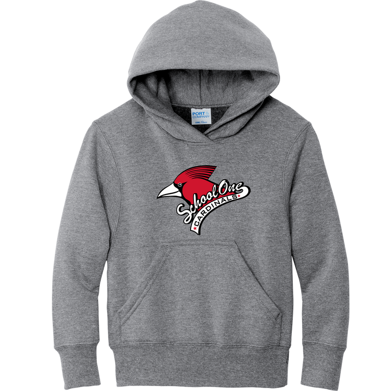 School One Elementary Youth Core Fleece Pullover Hooded Sweatshirt