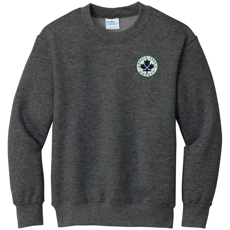 North Park Hockey Youth Core Fleece Crewneck Sweatshirt