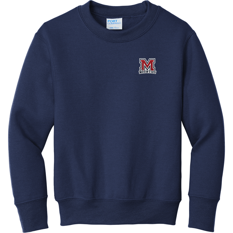 Jr. Mounties Youth Core Fleece Crewneck Sweatshirt