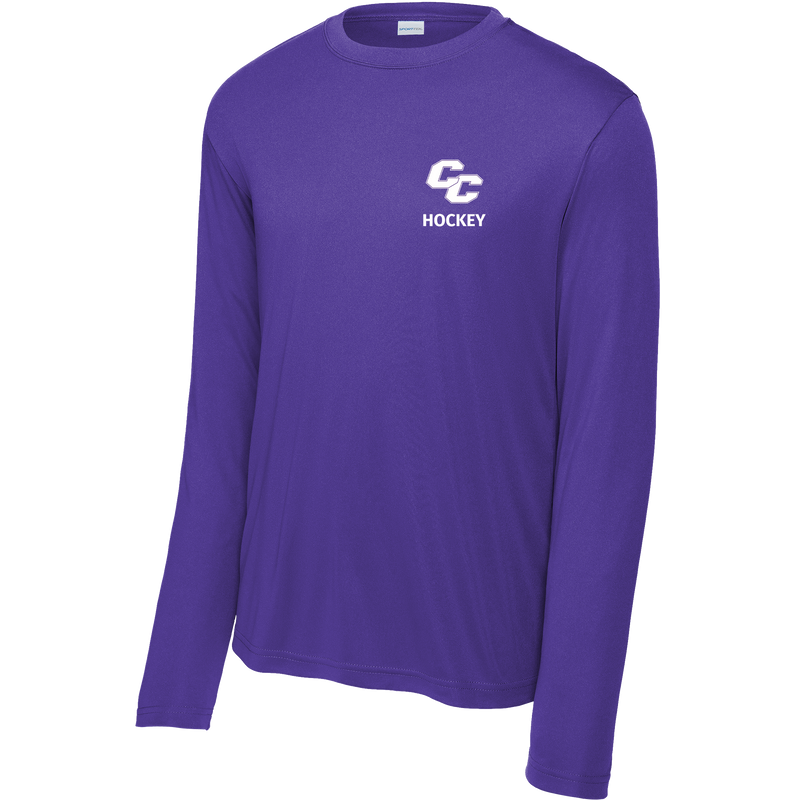 Curry College Youth Long Sleeve PosiCharge Competitor Tee
