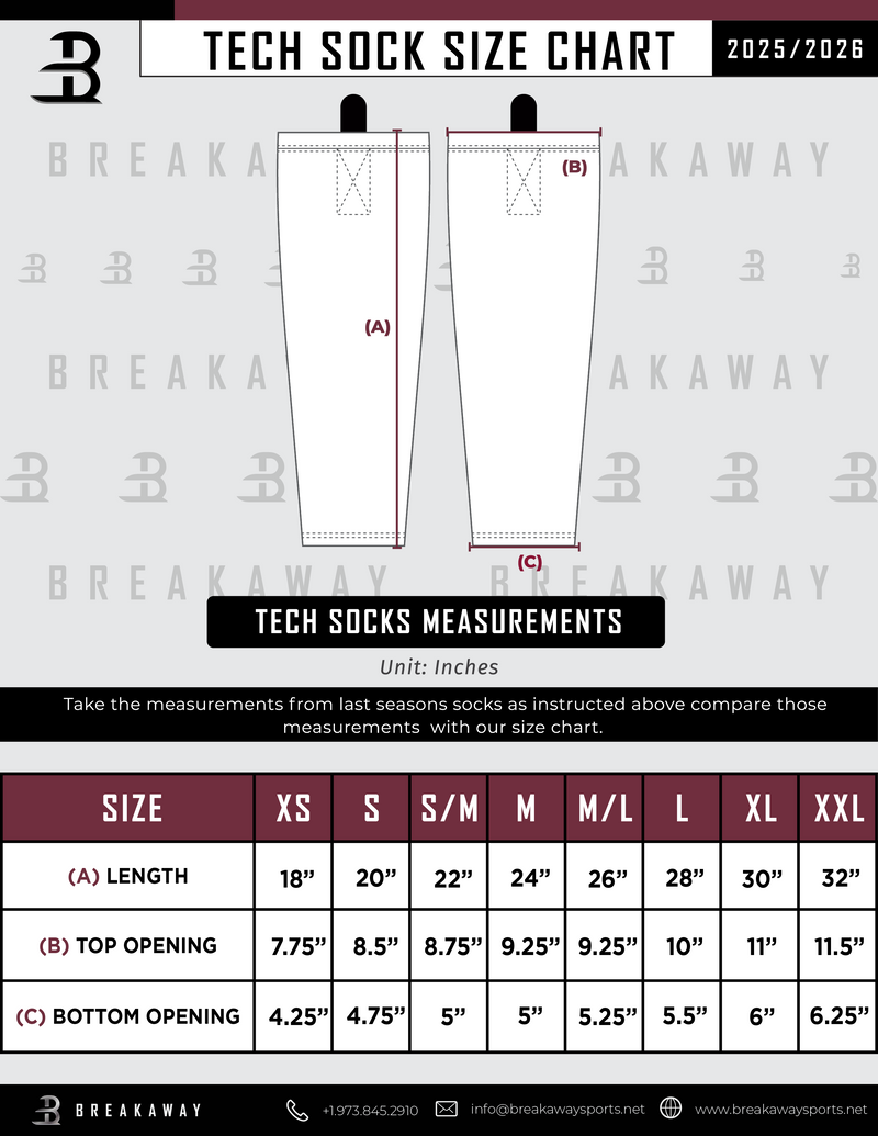Biggby Coffee AAA Tier 1 Boys Tech Socks