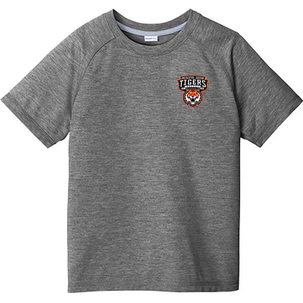 Princeton Jr. Tigers Youth PosiCharge Tri-Blend Wicking Raglan Tee